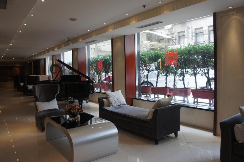 Shanghai Baron Business Bund Hotel Стая снимка